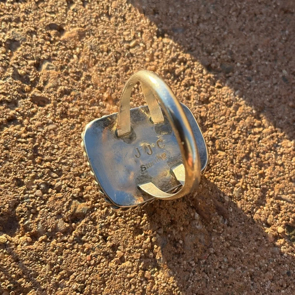 Charoite and Sterling Silver Ring